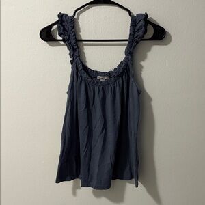 Women's Blue Sleeveless Top